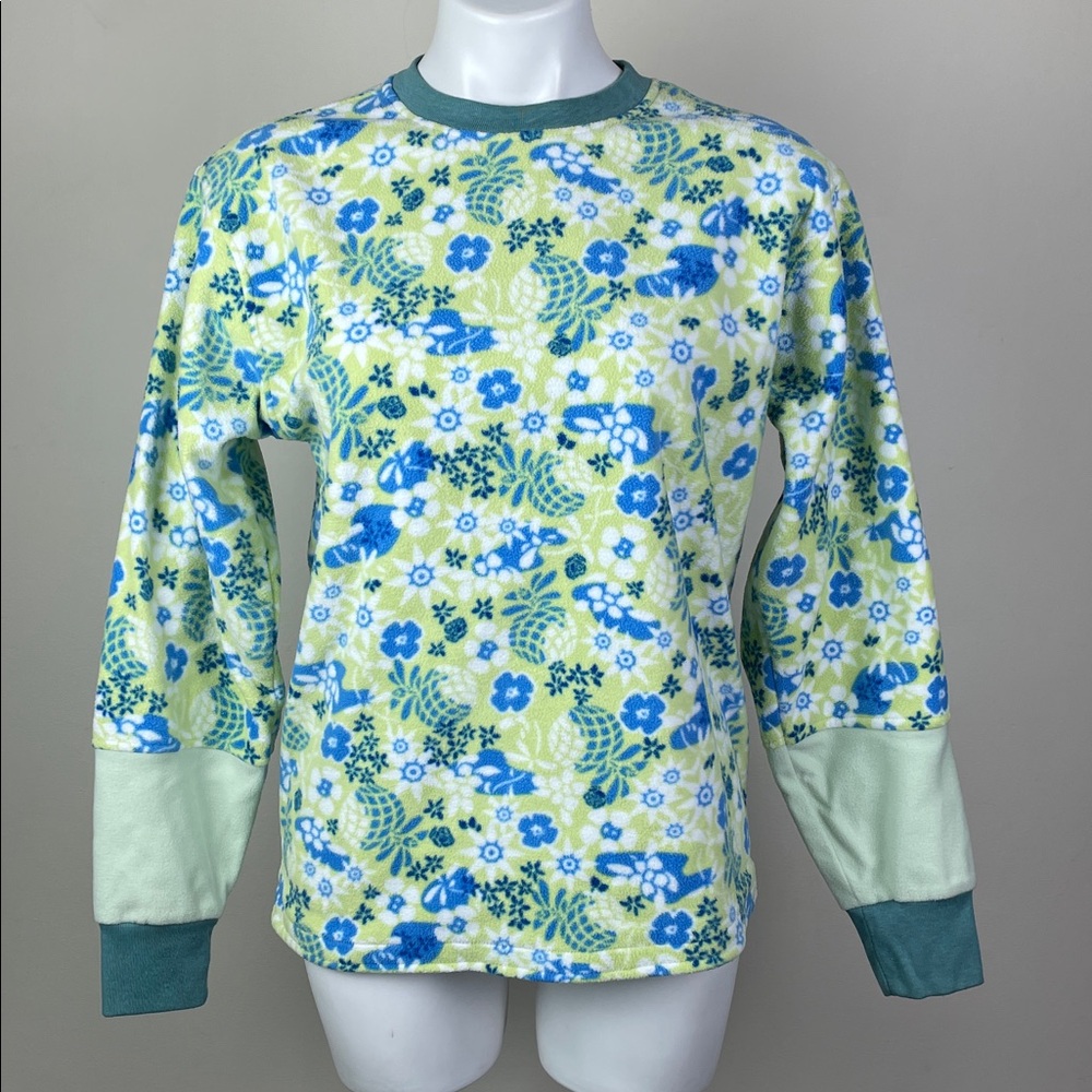 Vintage Colorblock Fleece Sweatshirt